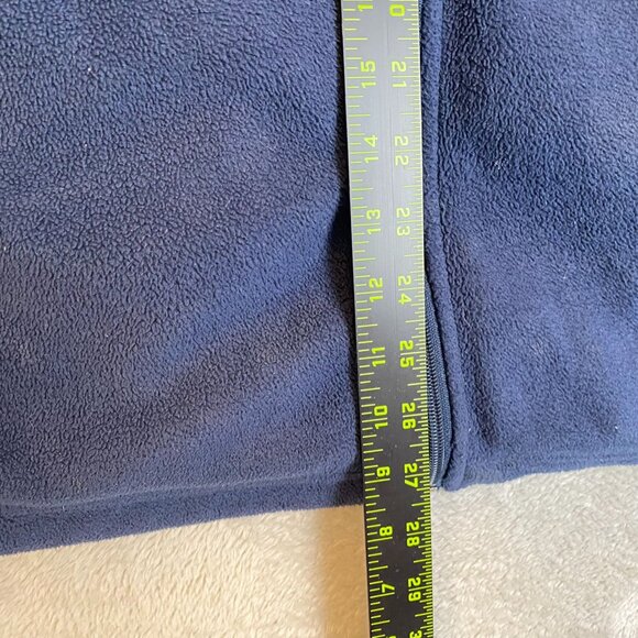 Columbia Men's Fleece Jacket Size Large Navy Blue Full-Zip Outdoor Warm Layering - Picture 5 of 9